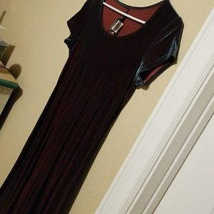 Vintage Crushed Velvet Dress